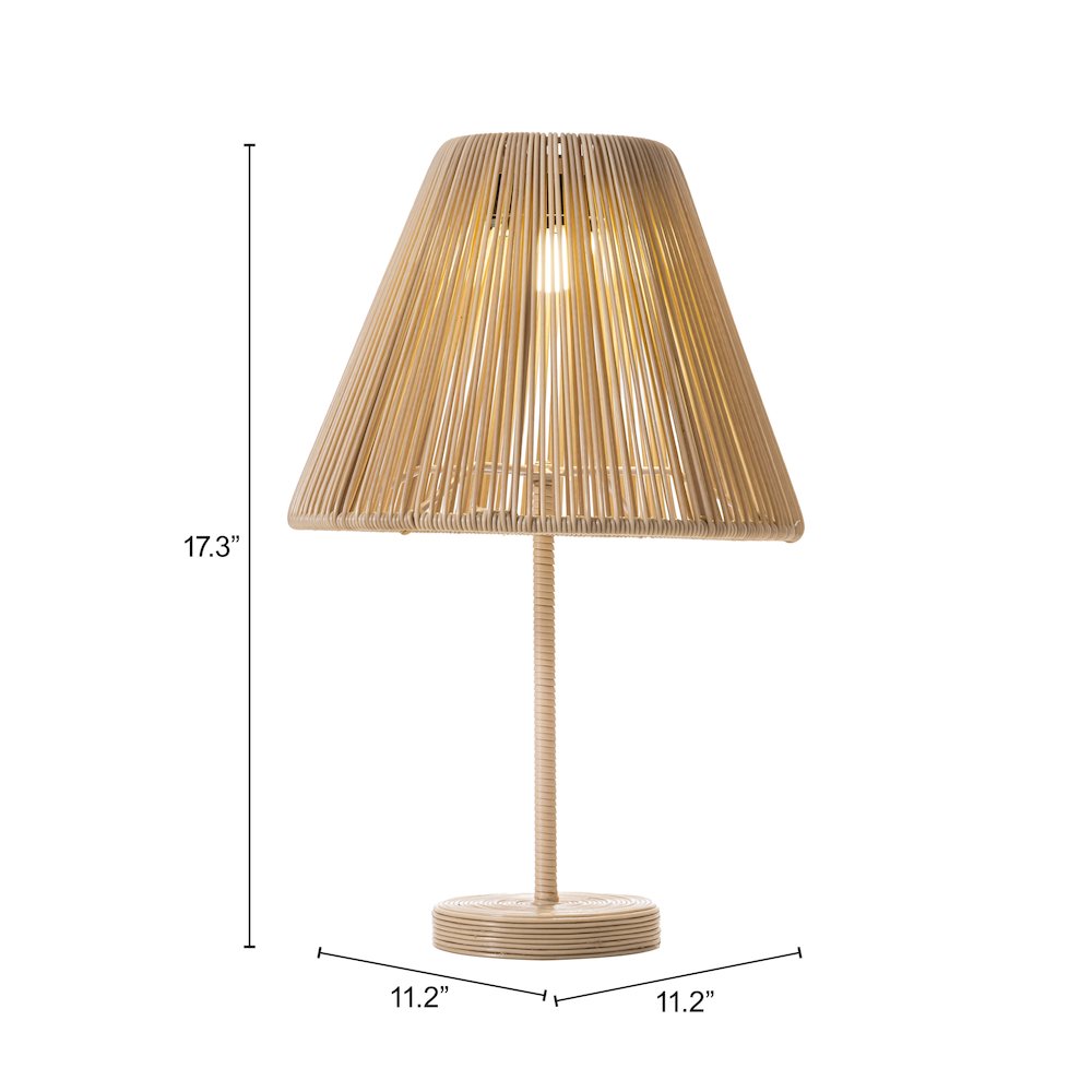 Lumika Solar Table Lamp Beige