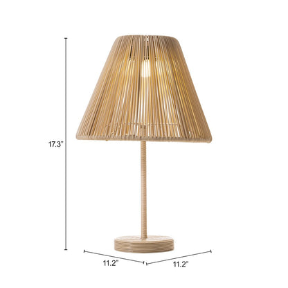 Lumika Solar Table Lamp Beige