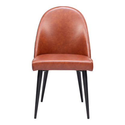 Silloth Armless Dining Chair (Set of 2) Brown