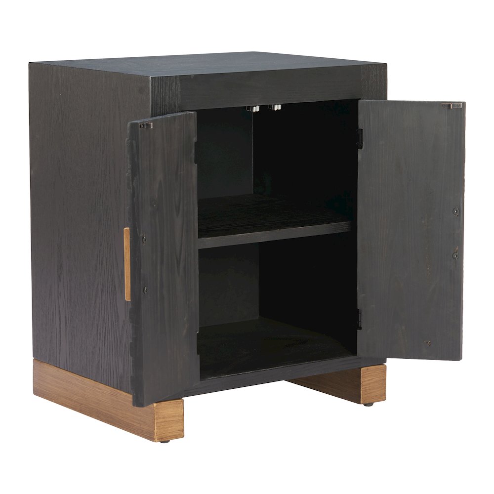 Trazo Side Table Black
