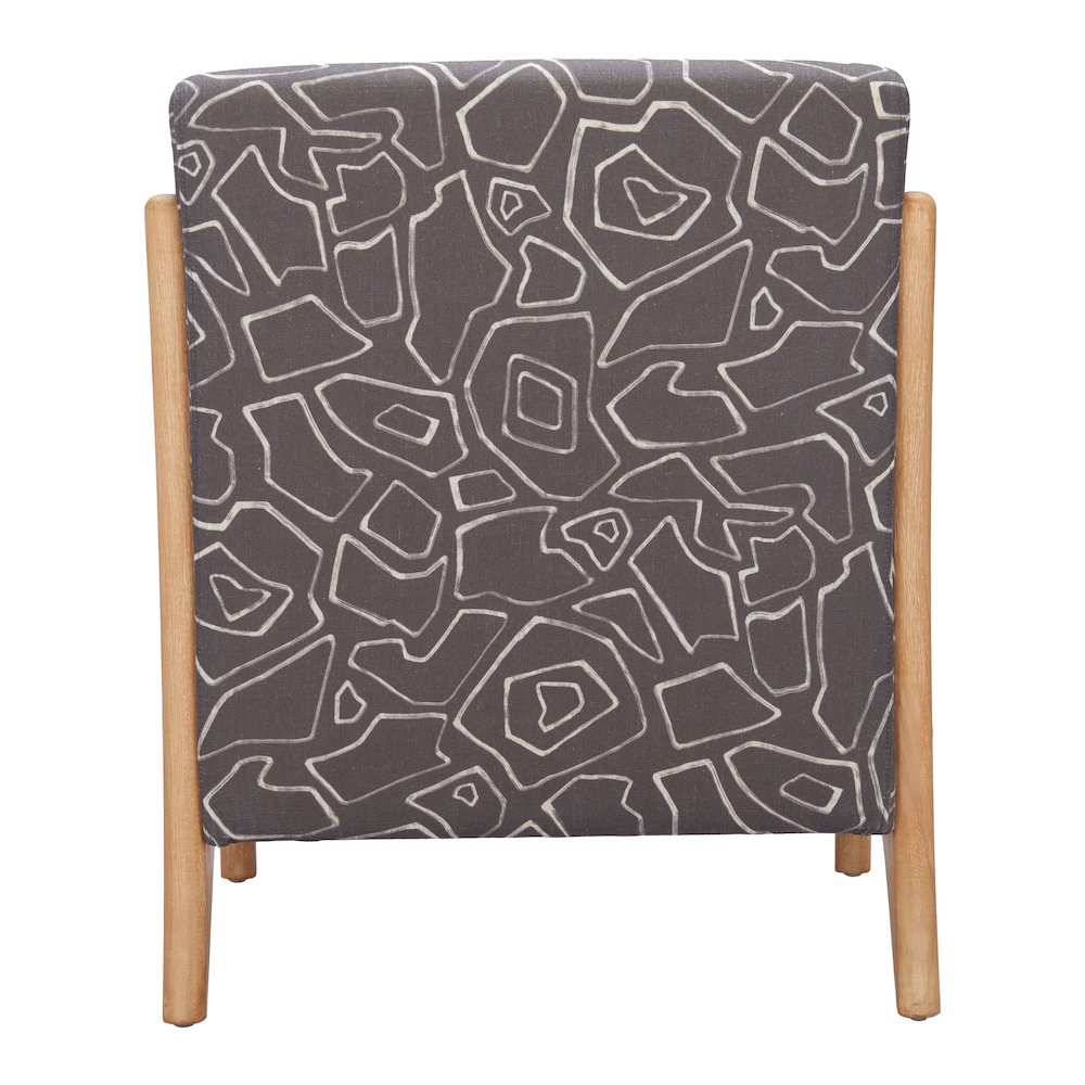 Runa Accent Chair Gray & Natural