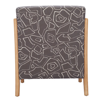 Runa Accent Chair Gray & Natural