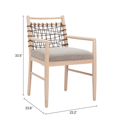 Wezly Dining Chair (Set of 2) Gray