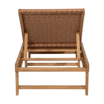 Breath Chaise Lounge Brown