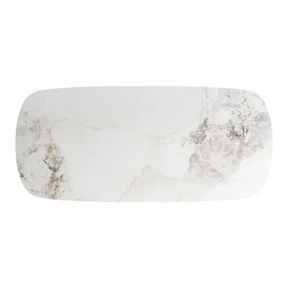Nooka Dining Table White & Natural