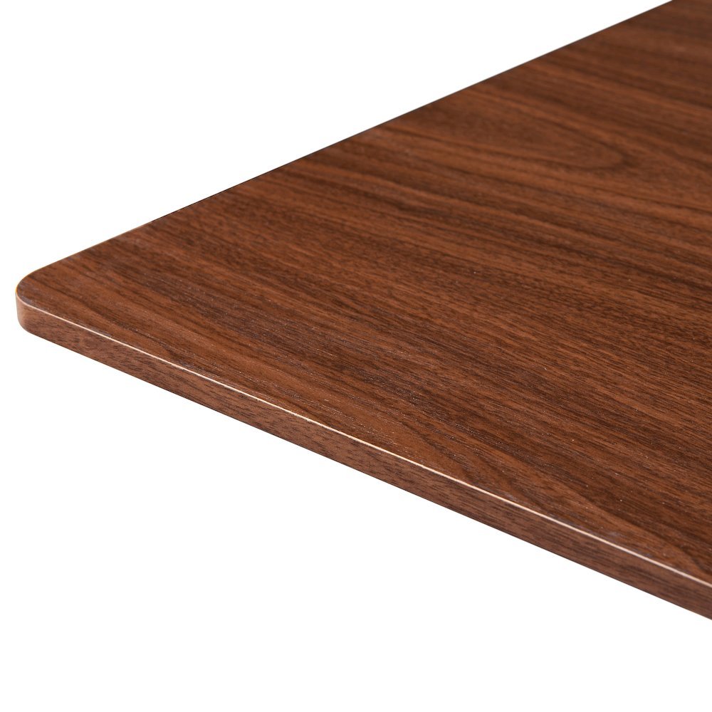 Brown Outdoor Bar Table, Tall Cocktail Table for Patio or Balcony Use