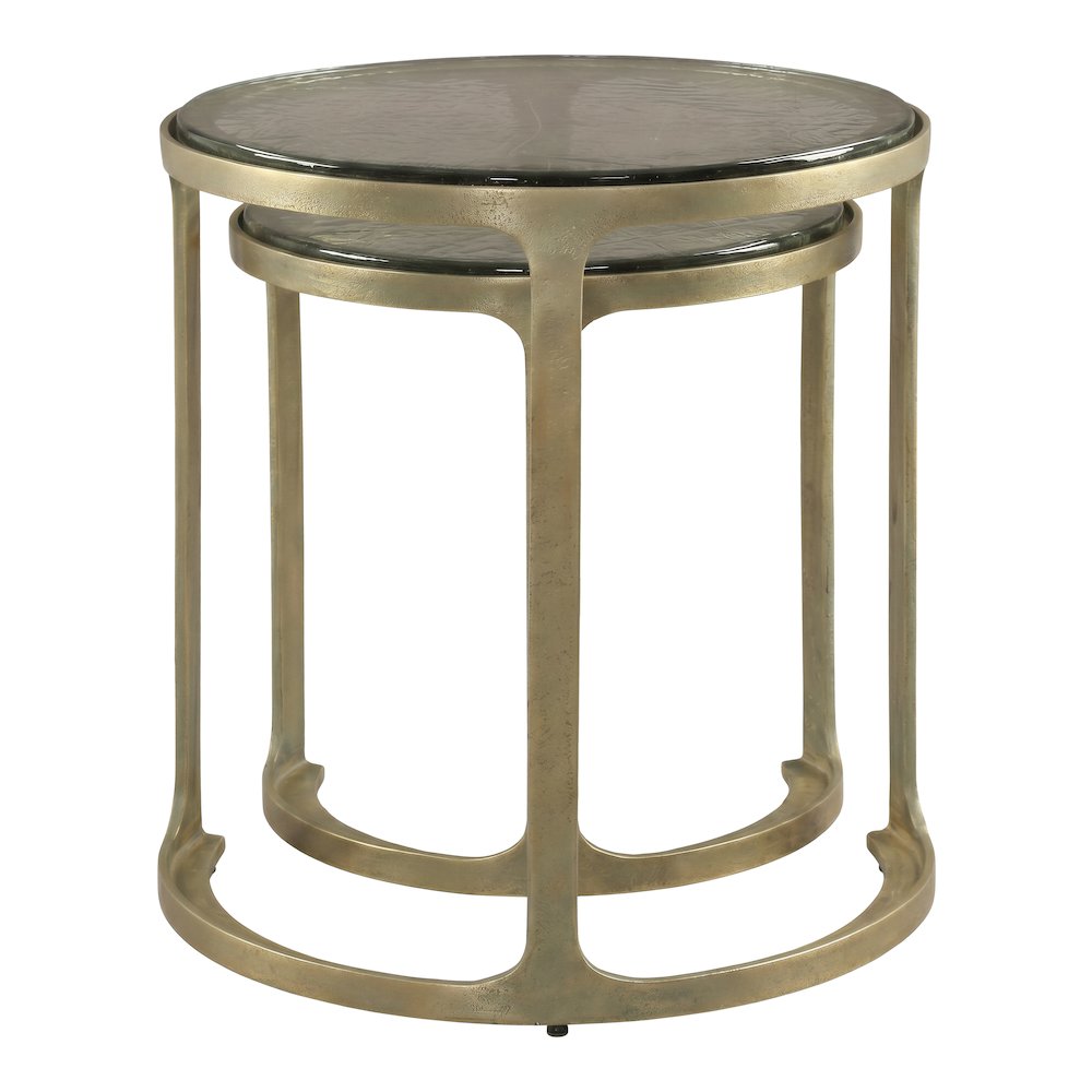 Tessa Nesting Tables (2-Piece) Brass