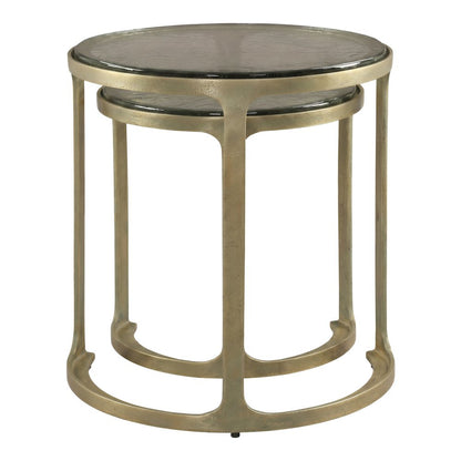 Tessa Nesting Tables (2-Piece) Brass