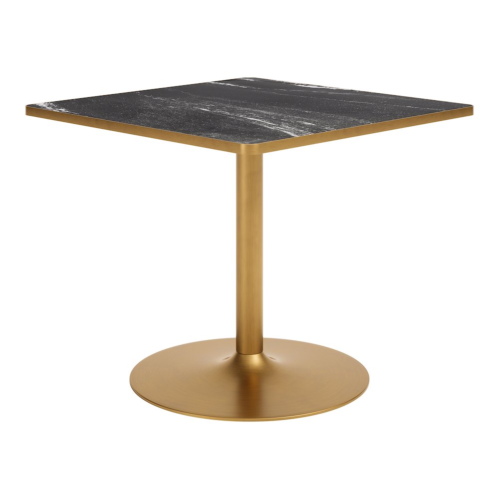 Caliza Dining Table Black & Gold