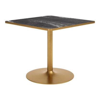 Caliza Dining Table Black & Gold