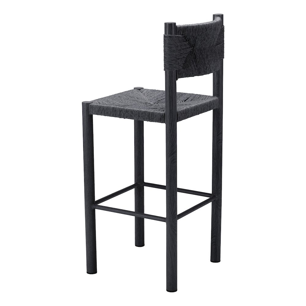 Iska Barstool (Set of 2) Black