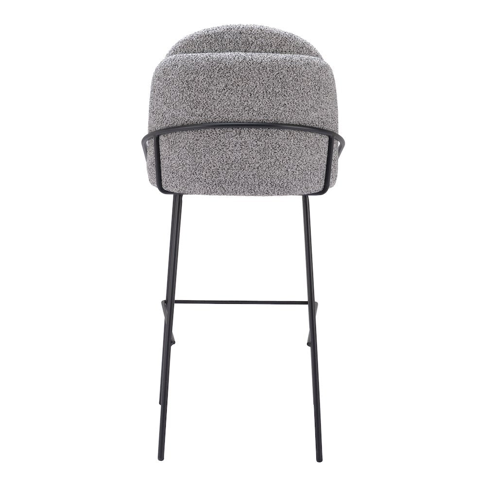 Jambi Barstool (Set of 2) Black & White