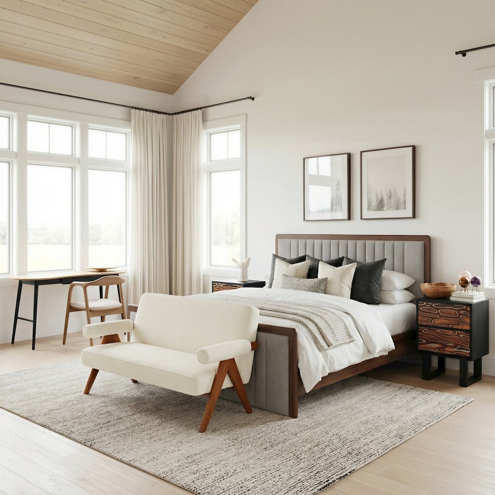 Encanto Loveseat Ivory