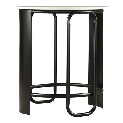Obel Side Table White & Black