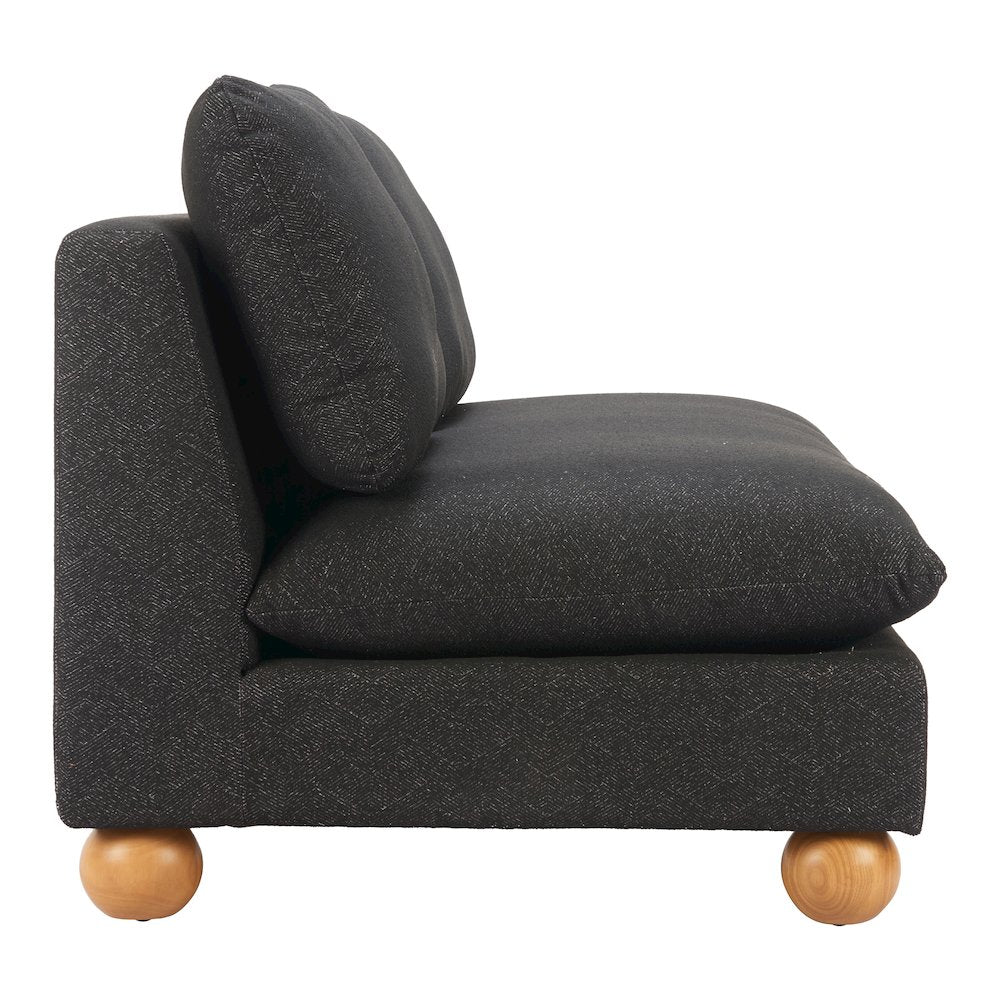 Minze Loveseat Black