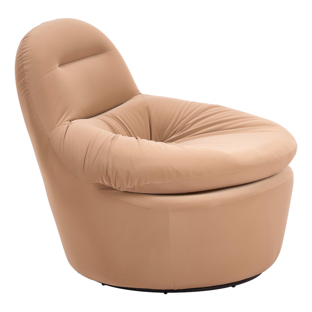 Reva Swivel Chair Tan