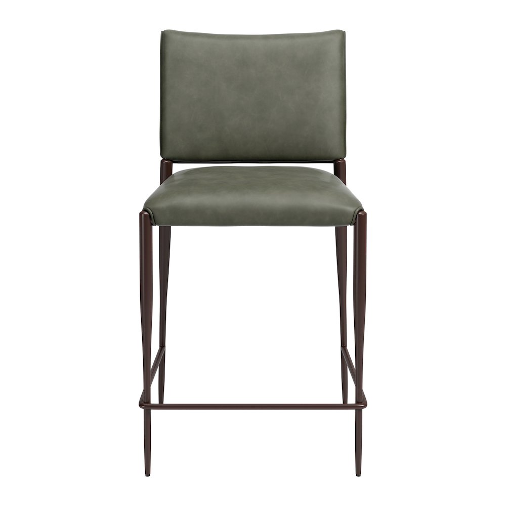 Freesia Counter Stool (Set of 2) Olive Green