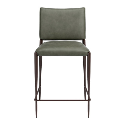 Freesia Counter Stool (Set of 2) Olive Green