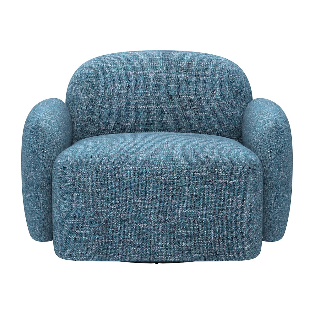 Cleo Swivel Chair Blue