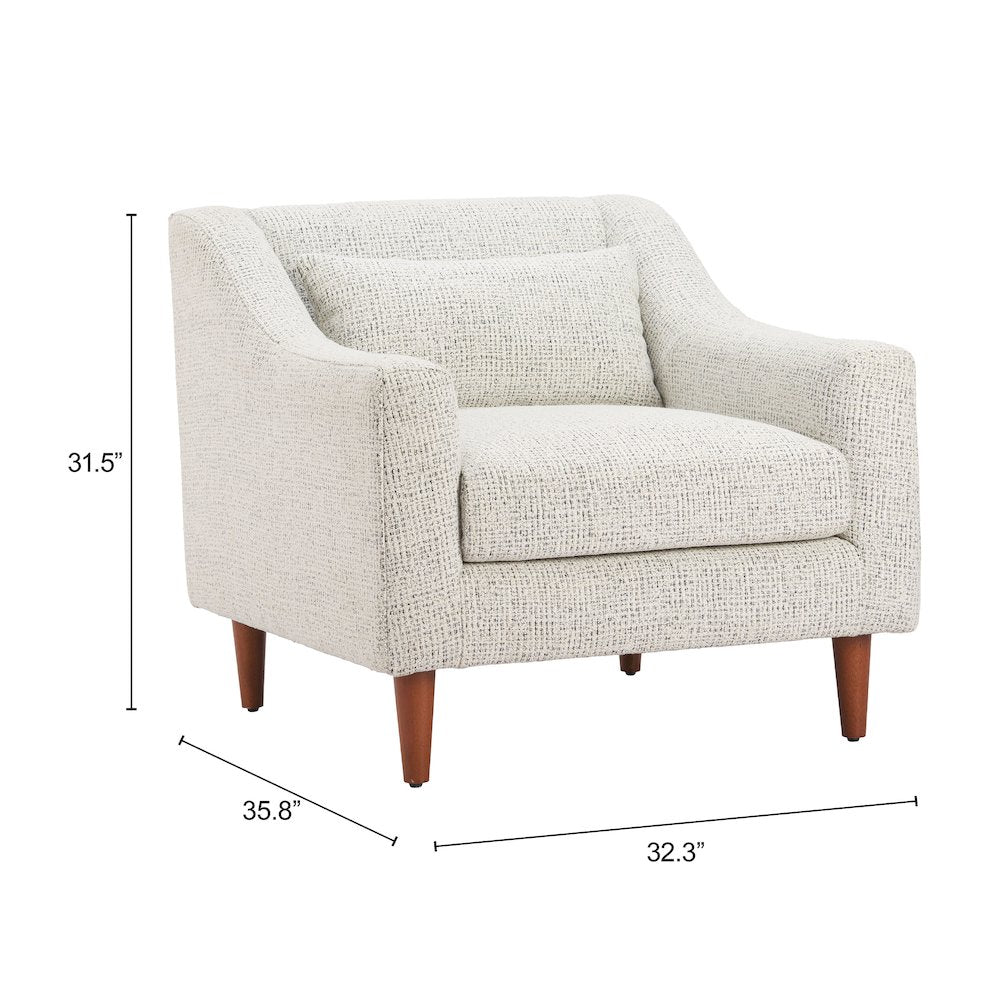 Koseli Armchair Pewter Gray