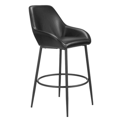 Vila Barstool (Set of 2) Black