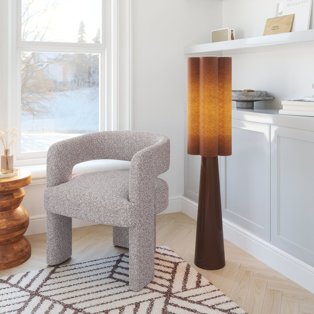 Violet Floor Lamp Brown