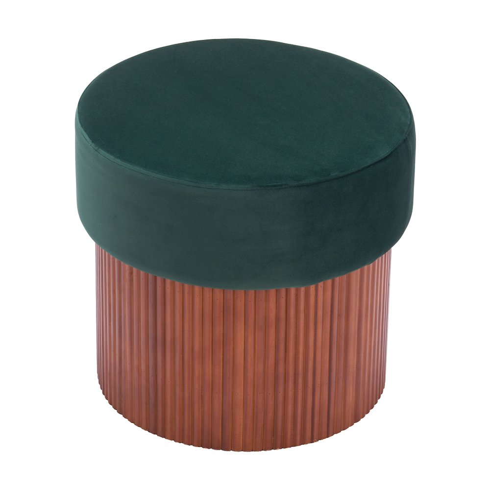 Boto Storage Ottoman Green