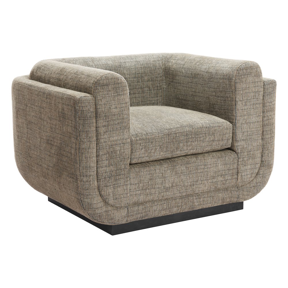 Sereneu Accent Chair Green Tweed