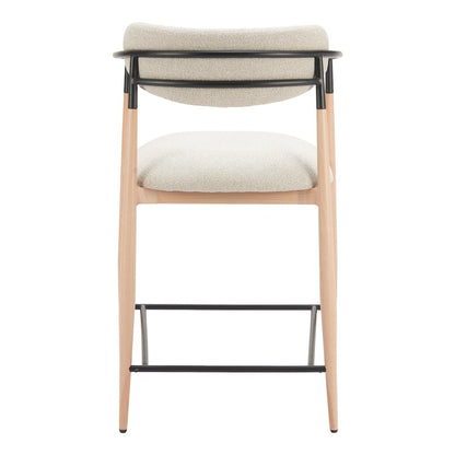 Equinox Counter Stool Oyster Gray & Natural