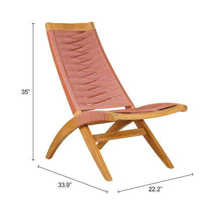 Rova Lounge Chair Terracotta