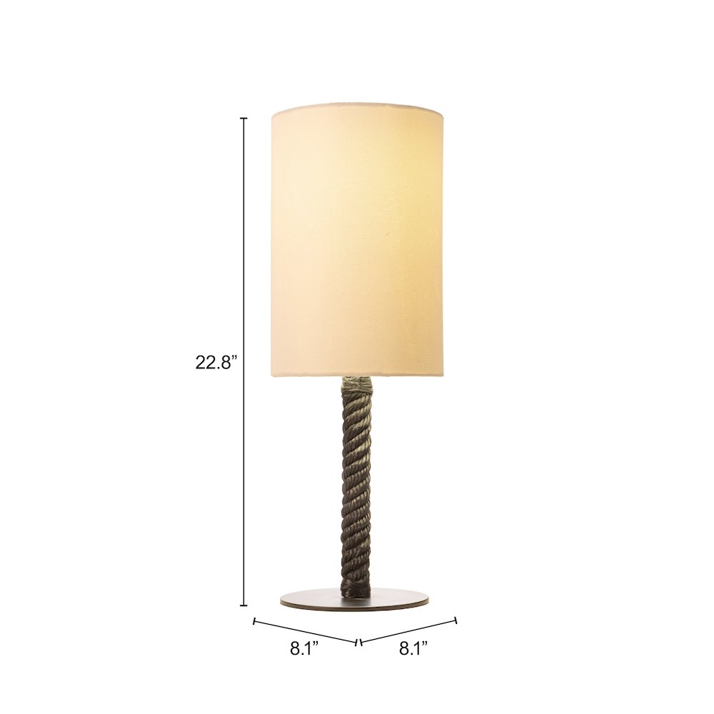 Lumaris Solar Table Lamp Black