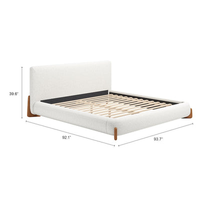 Baris King Bed Ivory