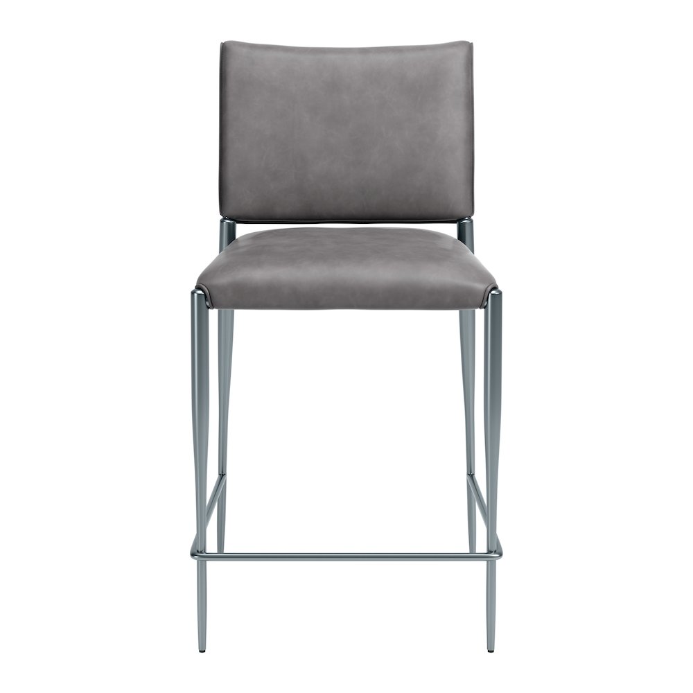 Freesia Counter Stool (Set of 2) Charcoal Gray