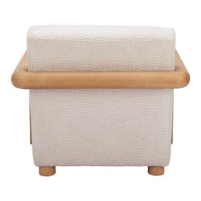 Subliem Accent Chair Cotton White