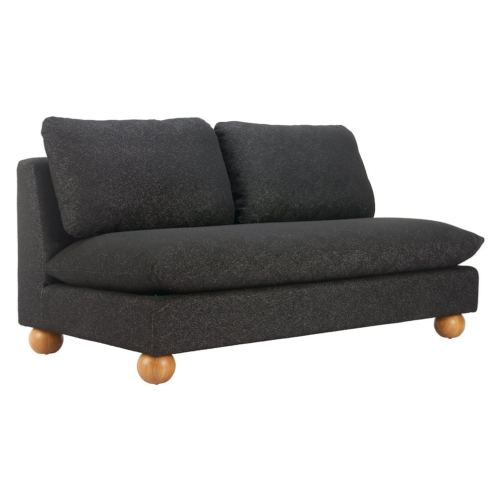 Minze Loveseat Black