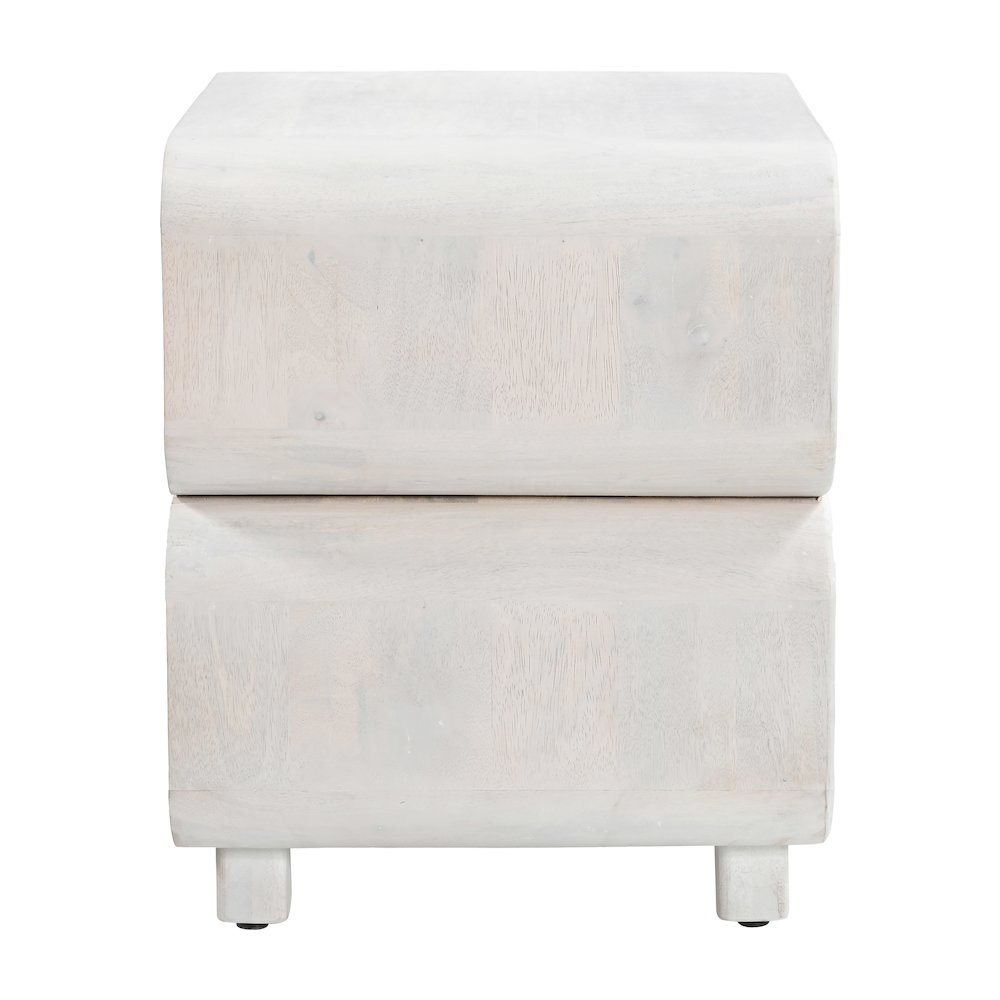 Miro Nightstand Whitewashed
