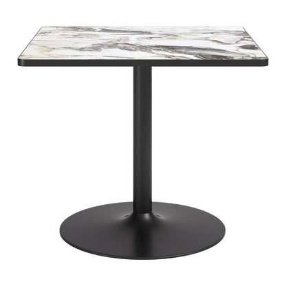 Caliza Dining Table Gray & Black