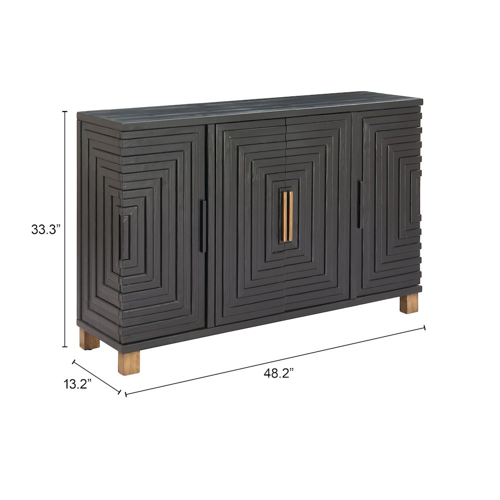 Trazo Cabinet Black