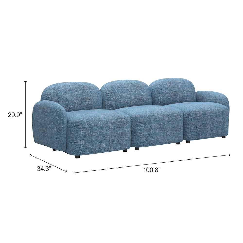 Cleo Modular Sofa Blue