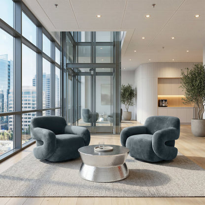 Boble Swivel Chair Storm Gray