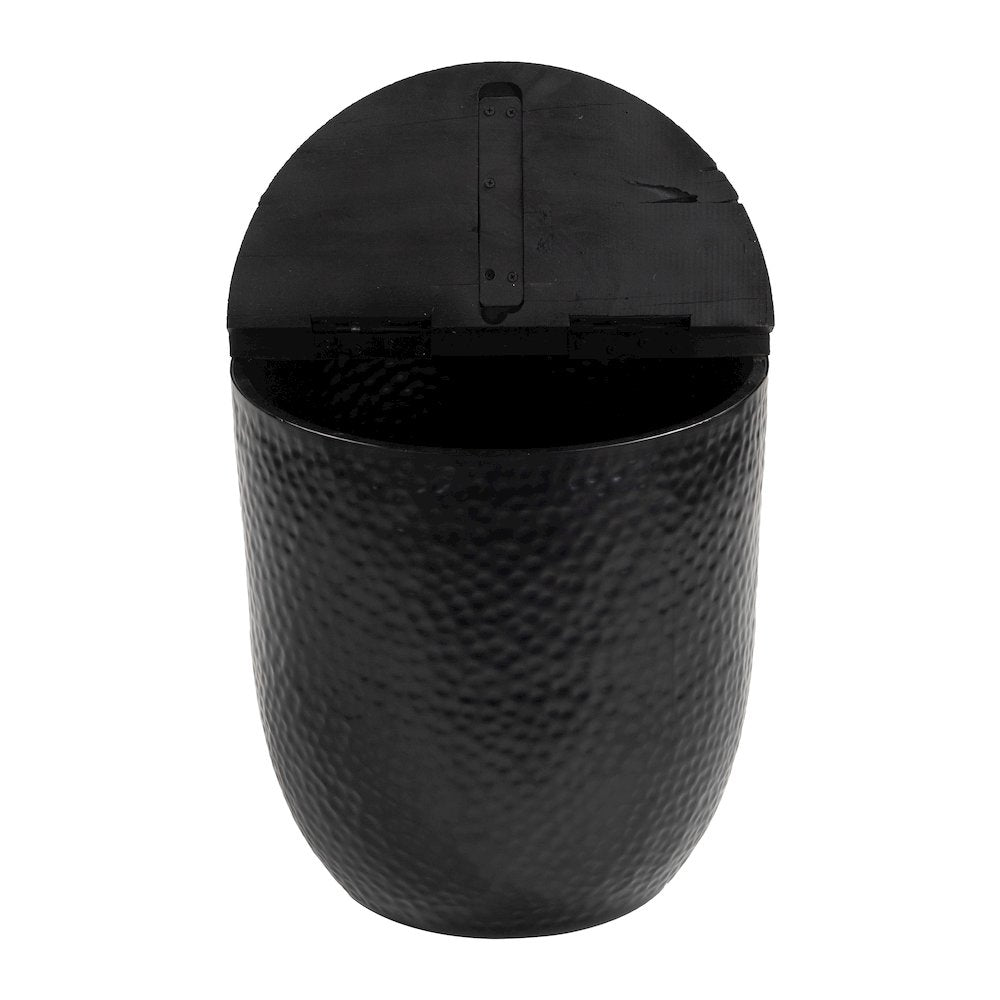 Duskan Storage Side Table Black