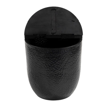 Duskan Storage Side Table Black