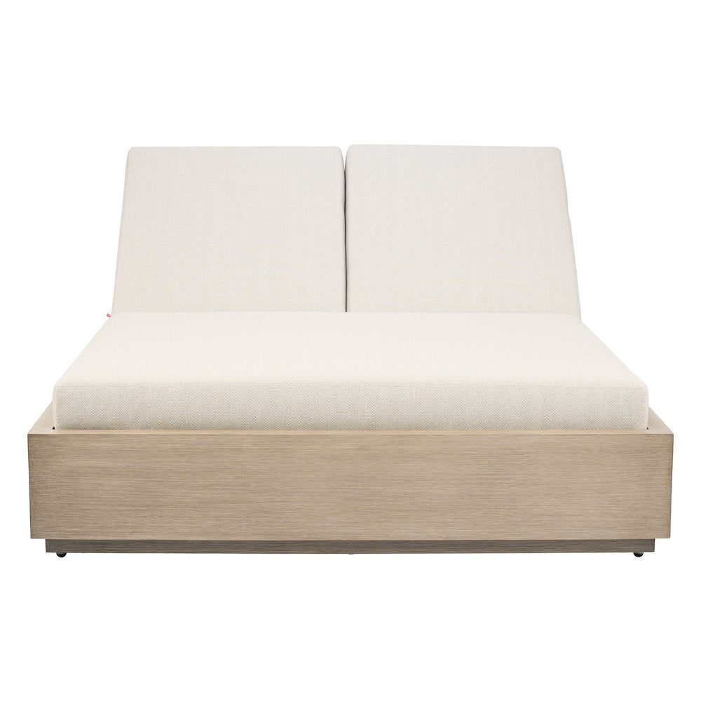 Varadero Beach Double Chaise Gray