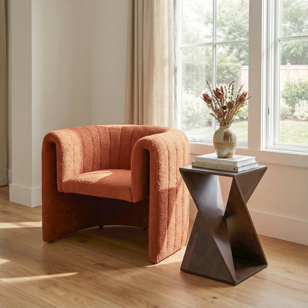 Alba Accent Table Walnut