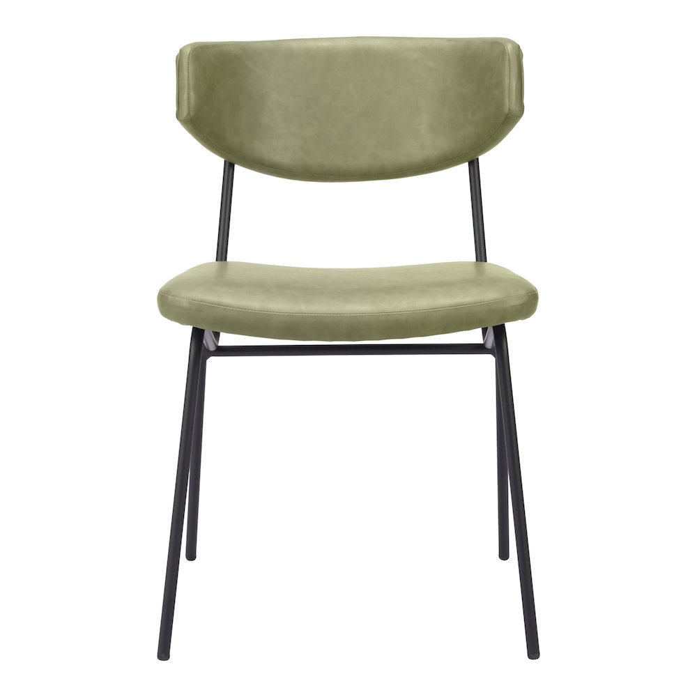 Charon Dining Chair (Set of 2) Green