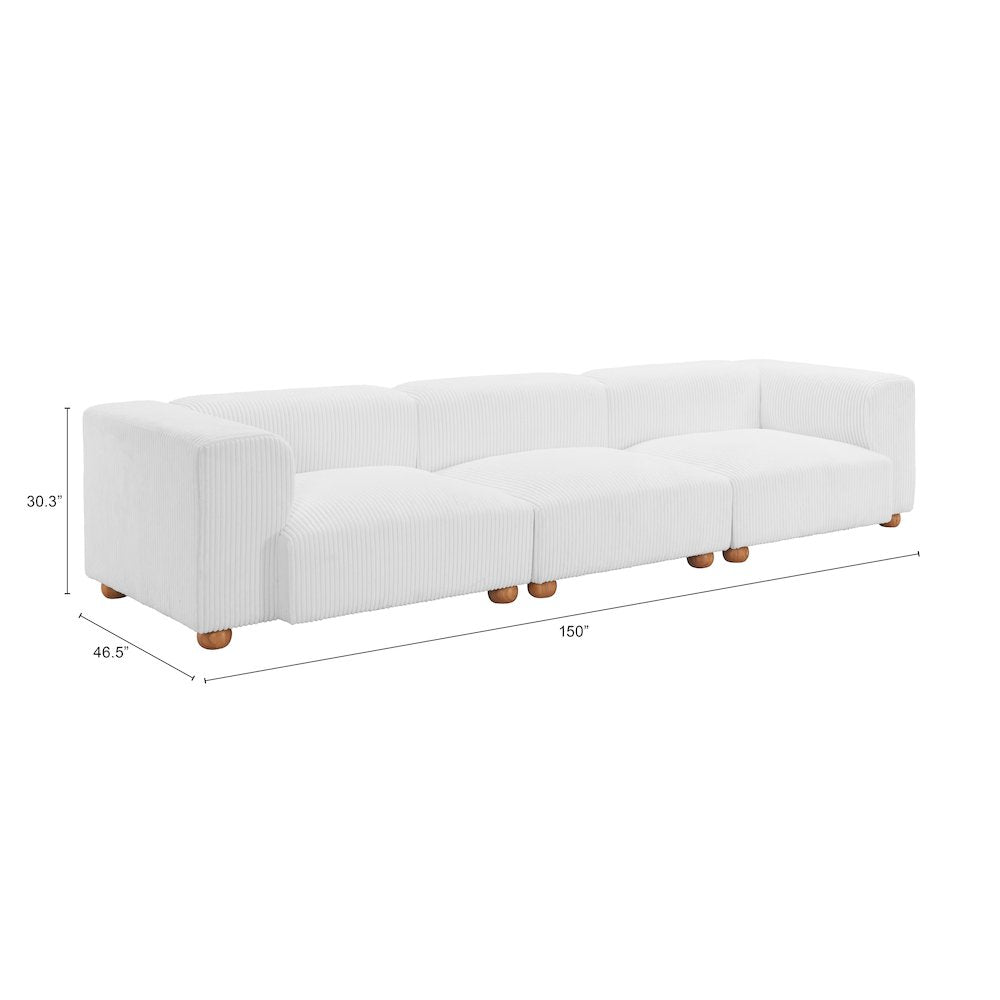 Tayte Sofa White