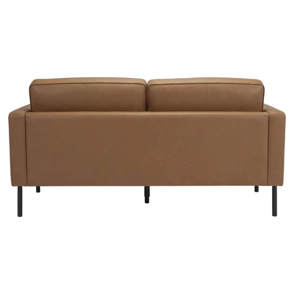 Brown Modern Sofa with Polyester Upholstery and Sturdy Plywood Frame