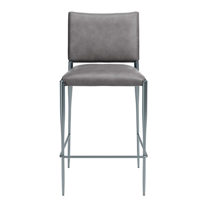 Freesia Barstool (Set of 2) Charcoal Gray