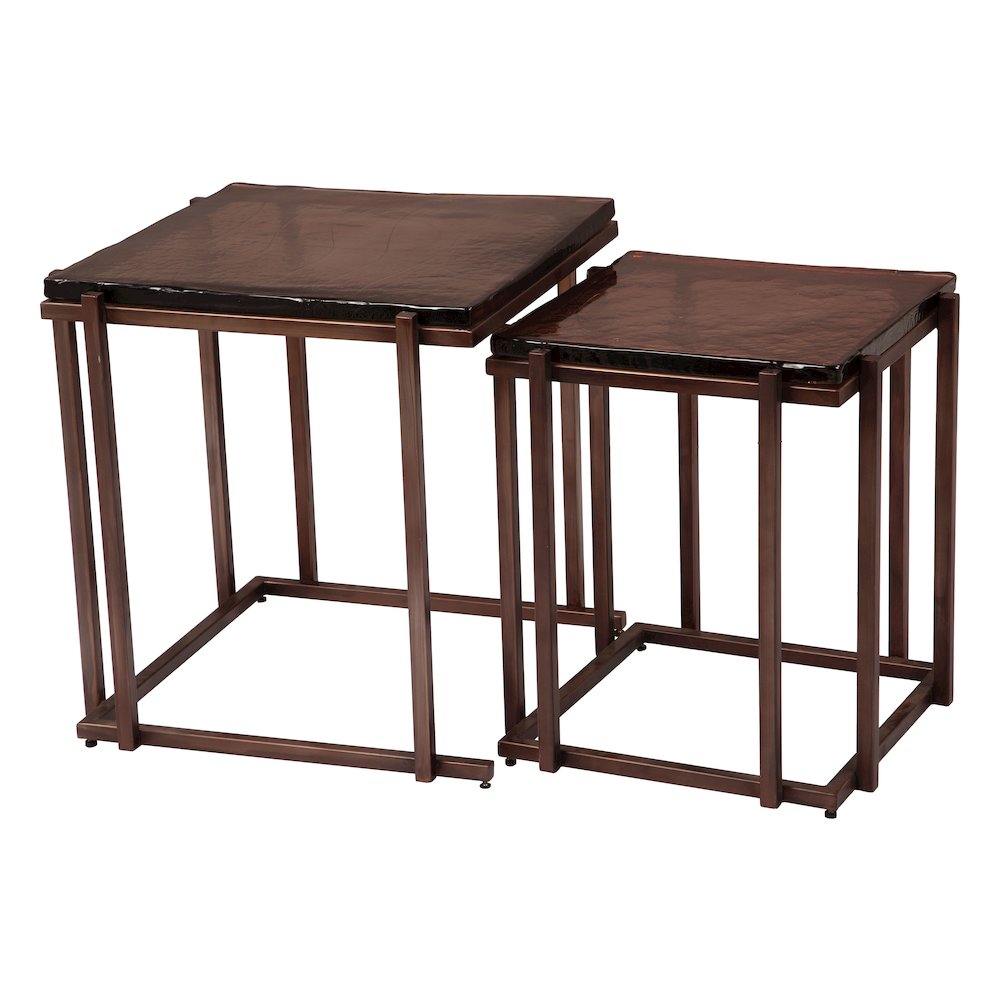 Shimai Nesting Tables (2-Piece) Bronze