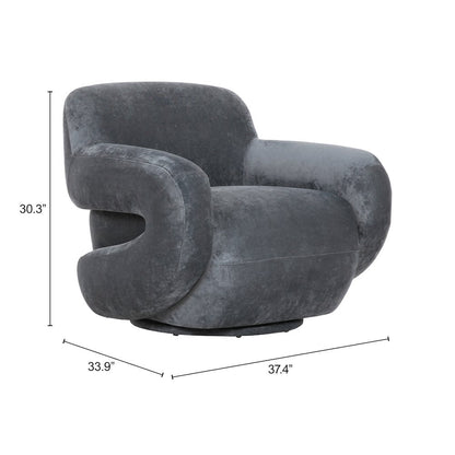 Boble Swivel Chair Storm Gray